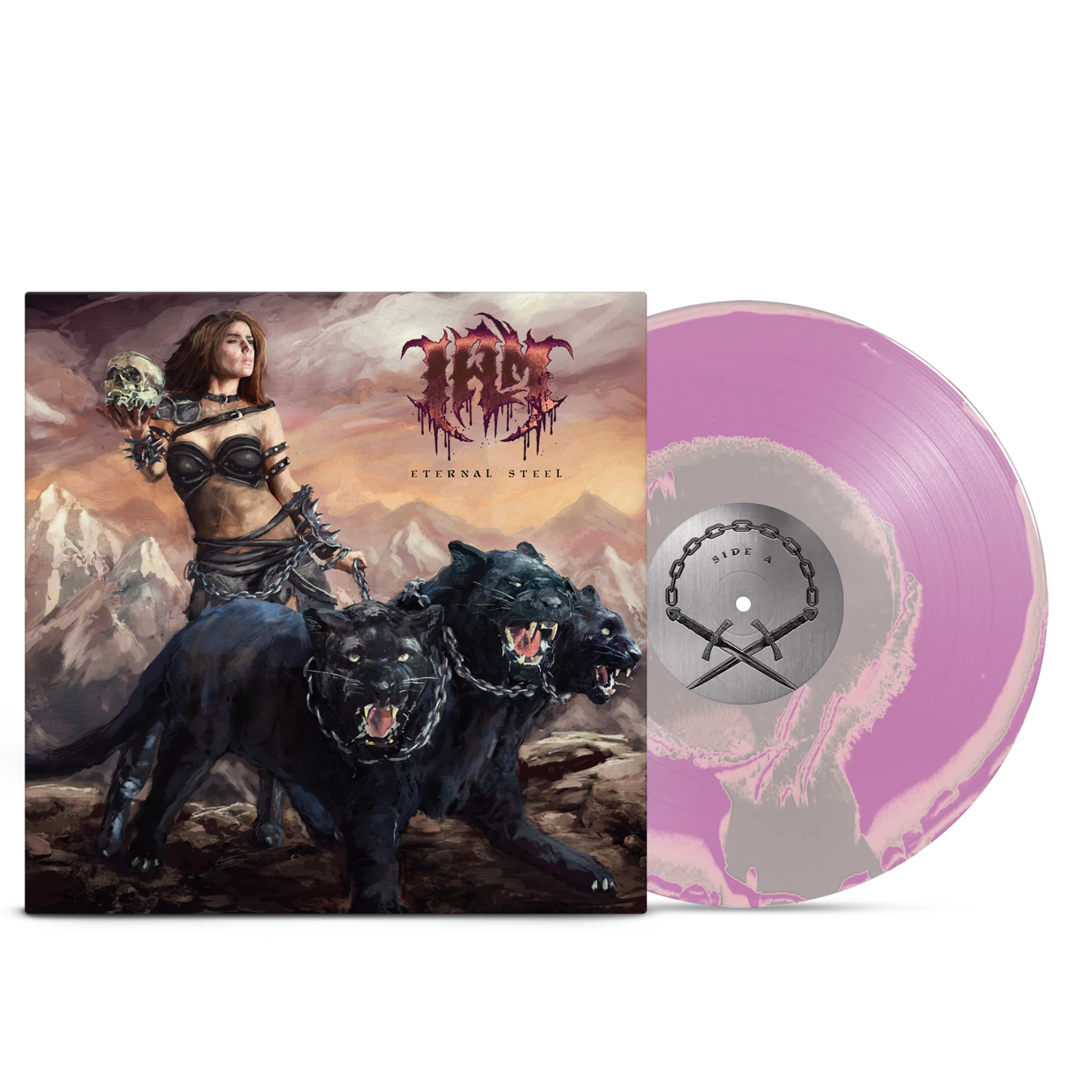 I AM 'ETERNAL STEEL' LP - MARBLE OPAQUE