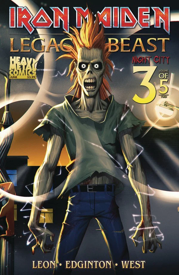 IRON MAIDEN LEGACY O/T BEAST VOL 2 NIGHT CITY #3 (COVER A TBD) COMIC BOOK