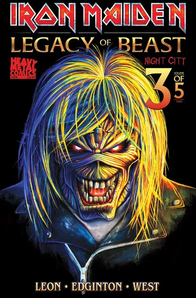IRON MAIDEN LEGACY O/T BEAST VOL 2 NIGHT CITY #3 (COVER B TBD) COMIC BOOK