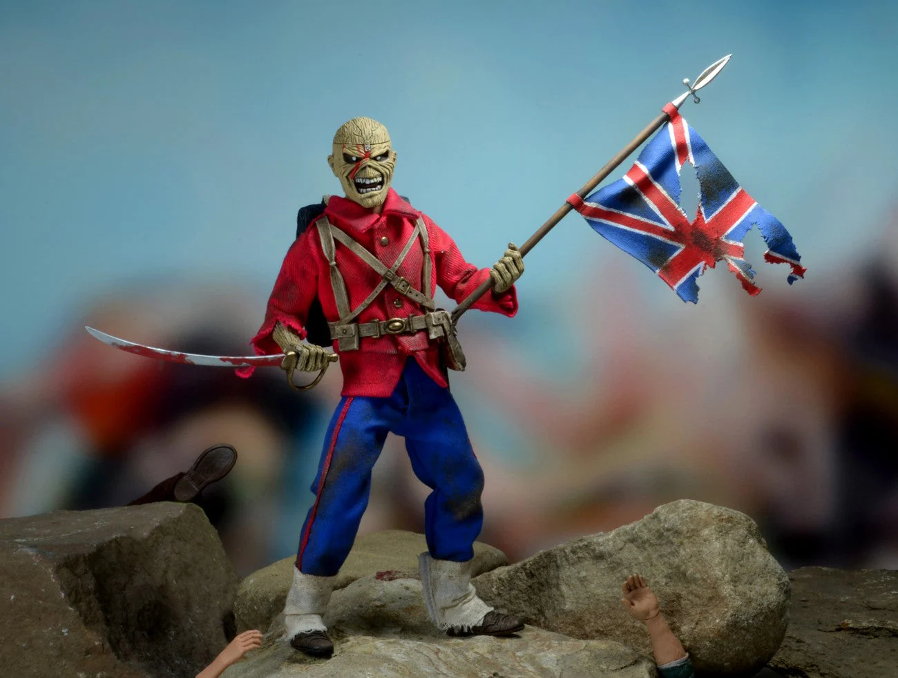 IRON MAIDEN - THE TROOPER EDDIE - 8" NECA CLOTHED FIGURE - Image 2