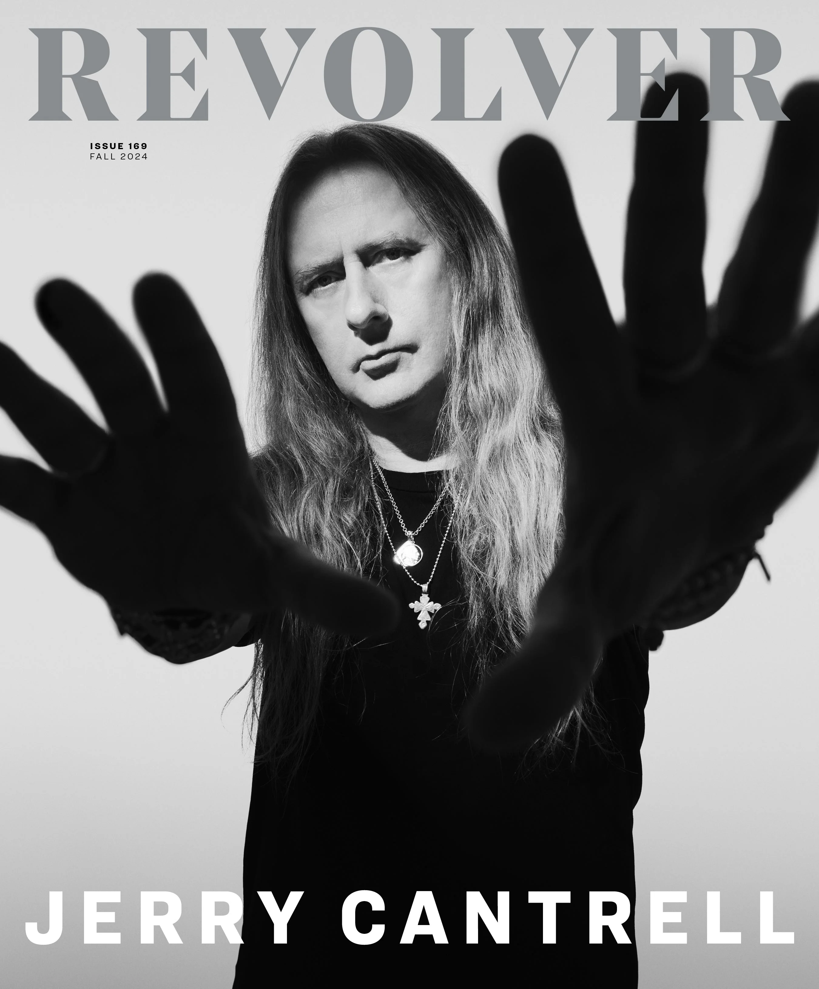 JERRY CANTRELL X REVOLVER BUNDLE - REVOLVER FALL 2024 ISSUE IN NUMBERED SLIPCASE W/ SIGNED 8"X10" &'I WANT BLOOD' 2LP - EXCLUSIVE - LTD. 500 - CLEAR/RED/WHITE/SPLATTER - Image 5
