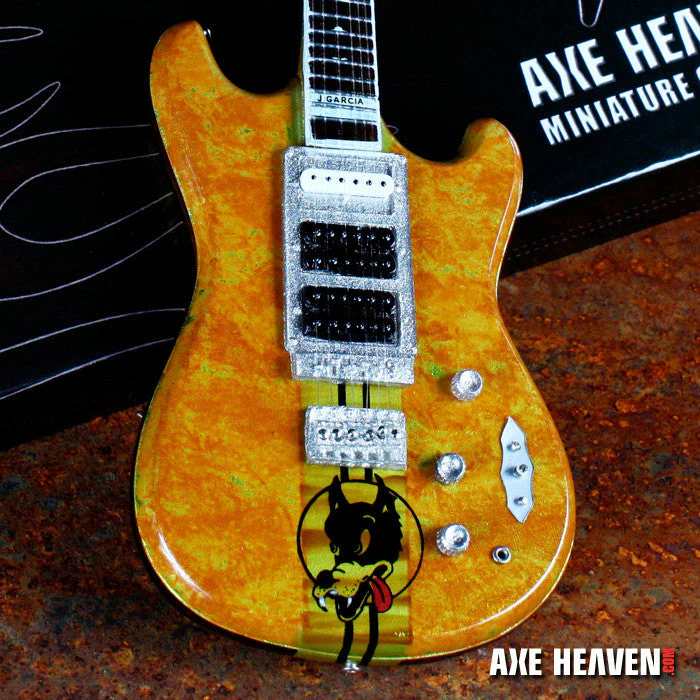 JERRY GARCIA' WOLF' TRIBUTE MINI GUITAR REPLICA - OFFICIALLY LICENSED - Image 3