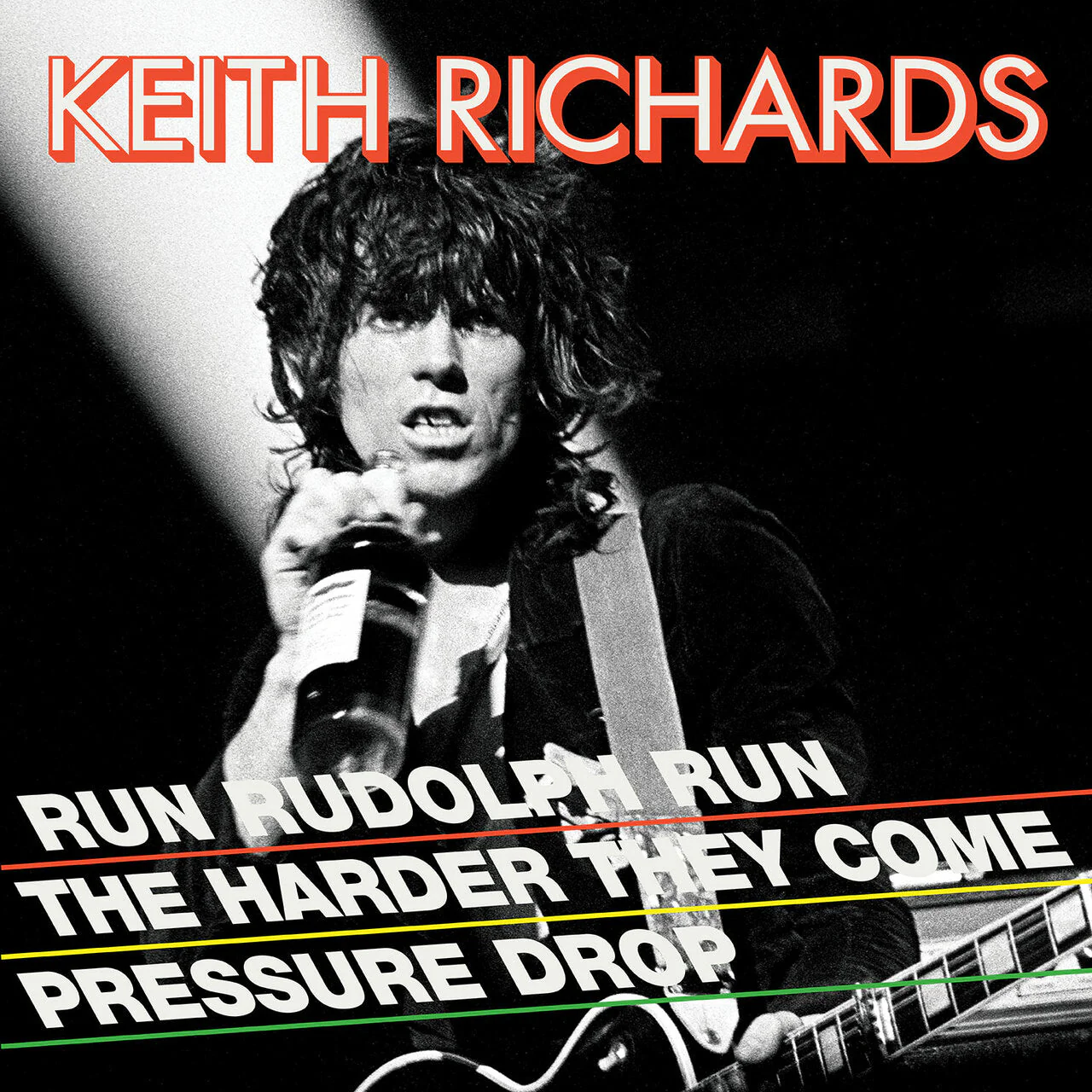 KEITH RICHARDS 'RUN RUDOLPH RUN' LP - RED/BLACK/SPLATTER - Image 2