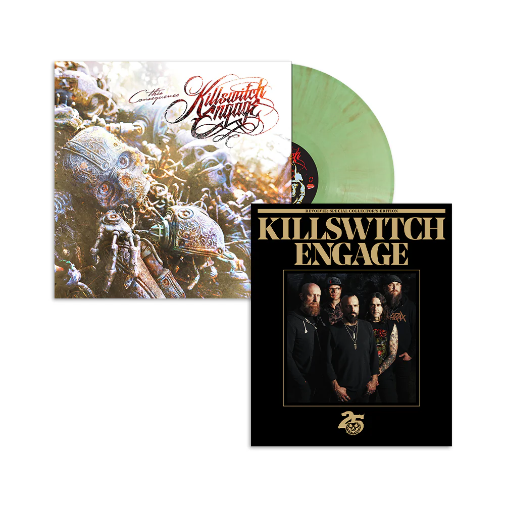 KILLSWITCH ENGAGE'THIS CONSEQUENCE' LP - EXCLUSIVE - LTD. 500 - ENGULFING MOSS + REVOLVER SPECIAL COLLECTOR'S EDITION DELUXE MAGAZINE