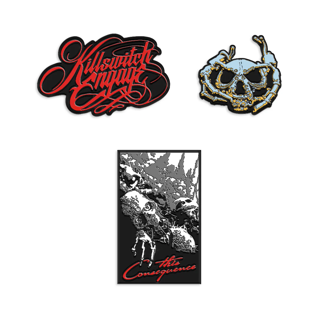 KILLSWITCH ENGAGE'THIS CONSEQUENCE' LP - EXCLUSIVE - LTD. 500 - ENGULFING MOSS + REVOLVER WINTER 2024 ISSUE & ENAMEL PIN SET - Image 5