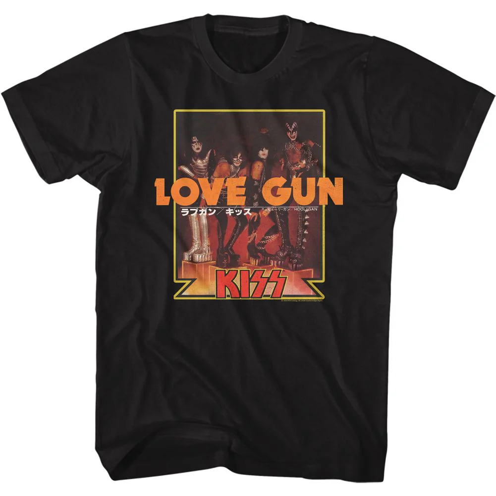 KISS - LOVE GUN JAPANESE TXT SHIRT