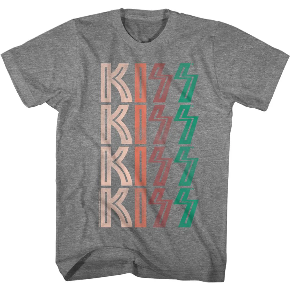 KISS - WASHED OUT LOGO SHIRT