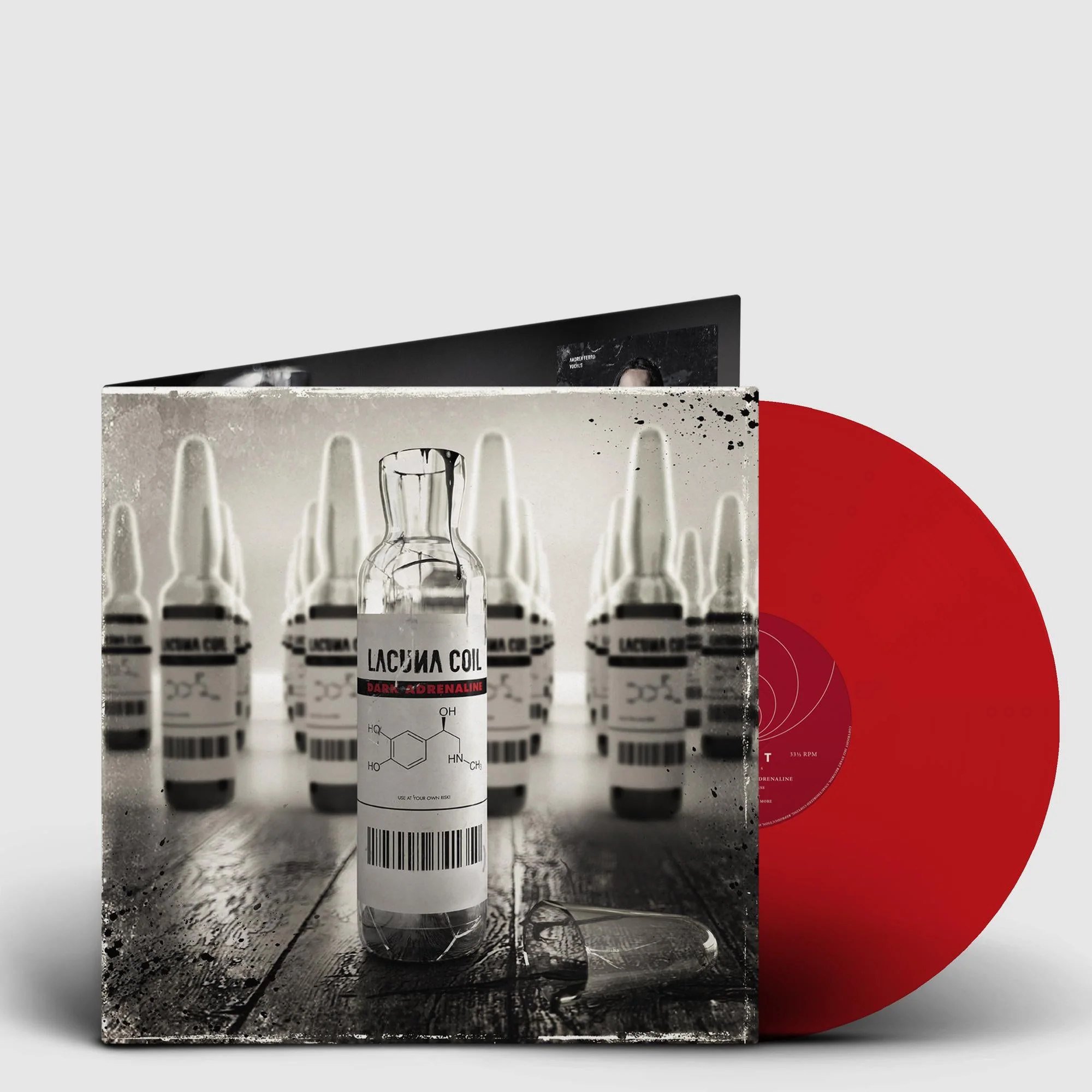 LACUNA COIL 'DARK ADRENALINE' LP - RED