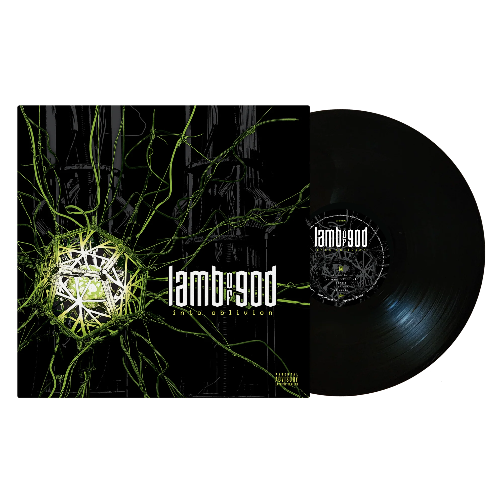 LAMB OF GOD 'INTO OBLIVION' LP - BLACK