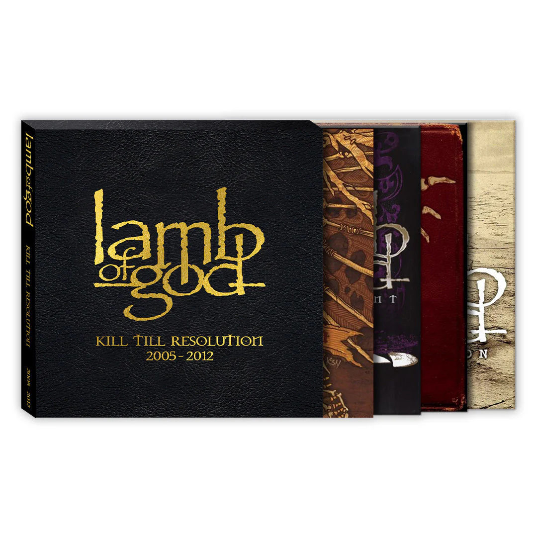 LAMB OF GOD x REVOLVER: 'BURN TO ASHES' (1999-2004)/'KILL TILL RESOLUTION' (2005-2012) LIMITED VINYL BOX SETS - Image 4