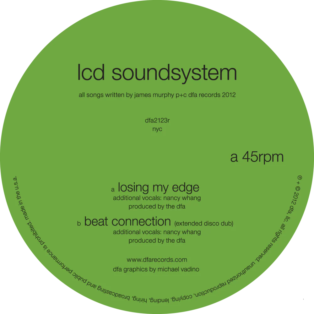 LCD SOUNDSYSTEM 'LOSING MY EDGE' 12" SINGLE