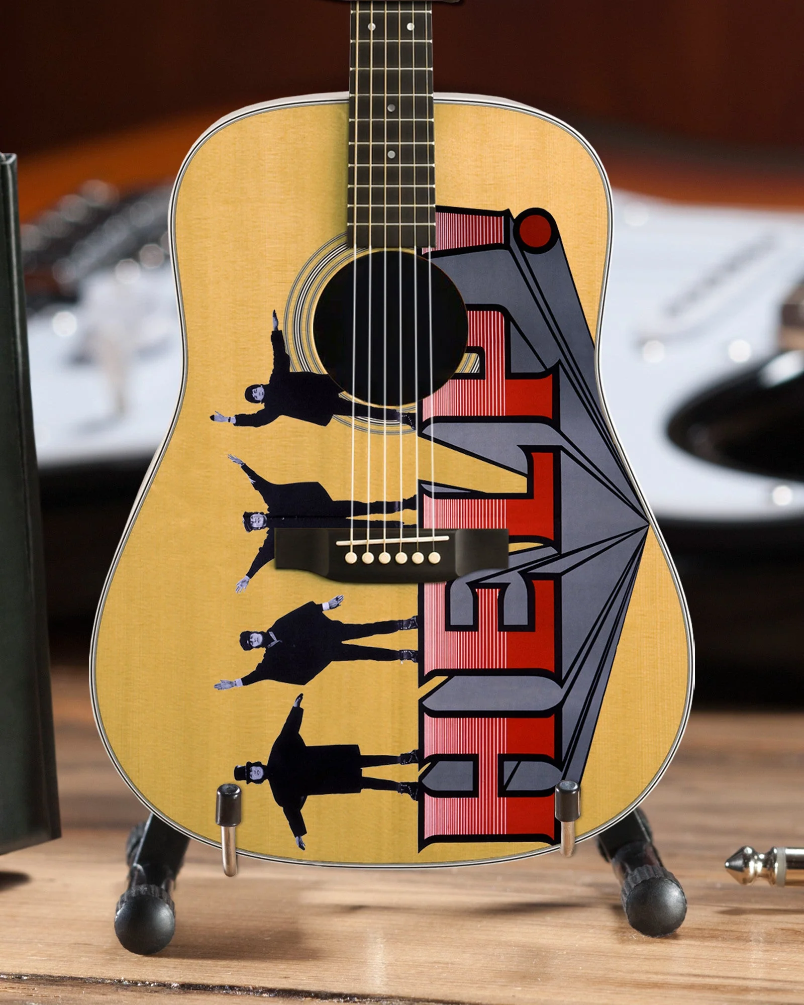 LICENSED FAB FOUR - HELP! TRIBUTE MINI ACOUSTIC - RADIO DAYS - Image 2
