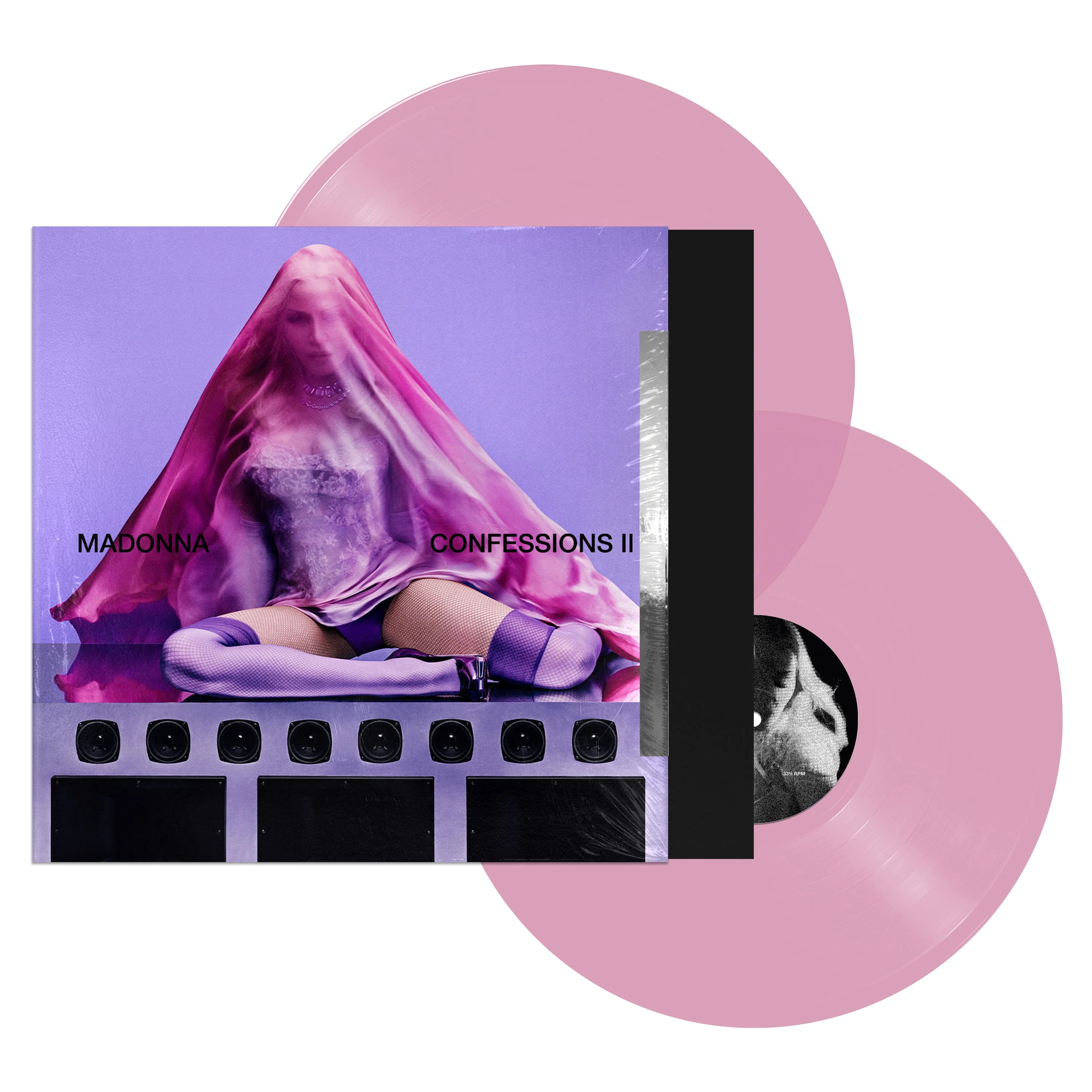 MADONNA 'CONFESSIONS II' 2LP - TRANSLUCENT PINK