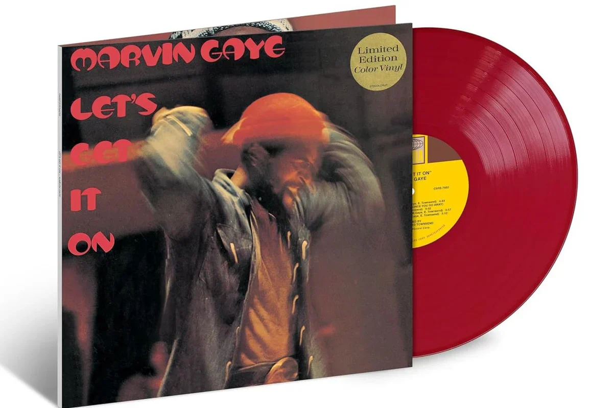 MARVIN GAYE 'LET'S GET IT ON' 50TH ANNIVERSARY LP - RED
