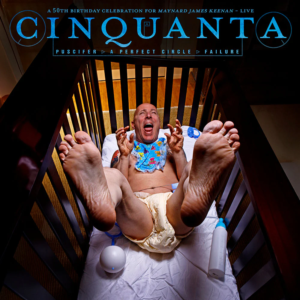 MAYNARD JAMES KEENAN ‘CINQUANTA’ 2LP - FT. PUSCIFER, A PERFECT CIRCLE, AND FAILURE - LTD. CLEAR BLUE/RED/PINK SWIRL