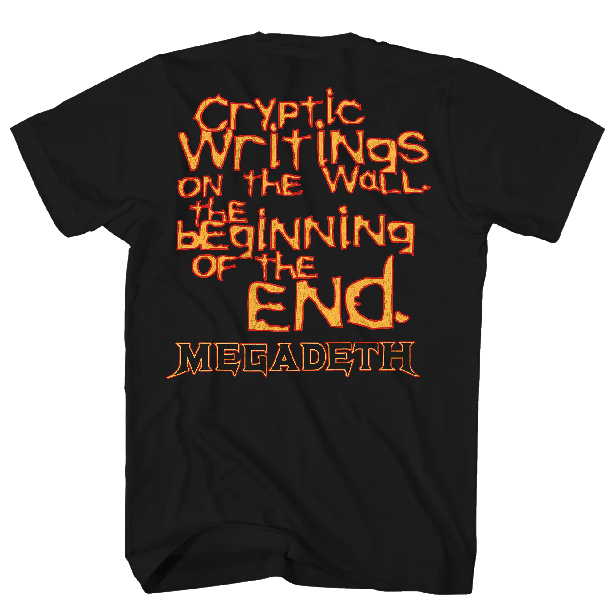 MEGADEATH CRIPTIC WRITINGS FRT/BACK BLACK T-SHIRT - Image 2