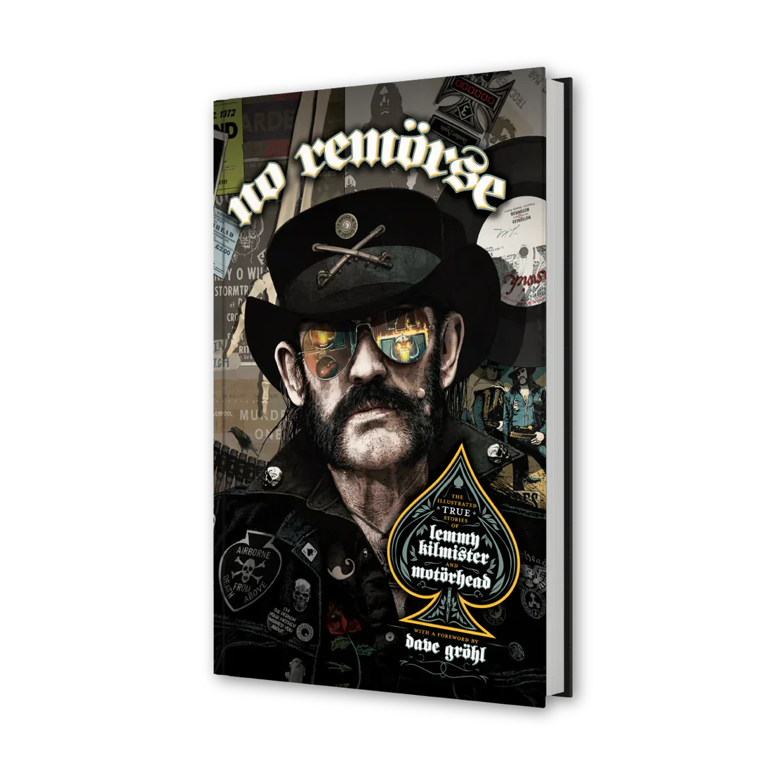 MOTÃ–RHEAD 'NO REMORSE: THE ILLUSTRATED TRUE STORIES OF LEMMY KILMISTER AND MOTÃ–RHEAD' BOOK