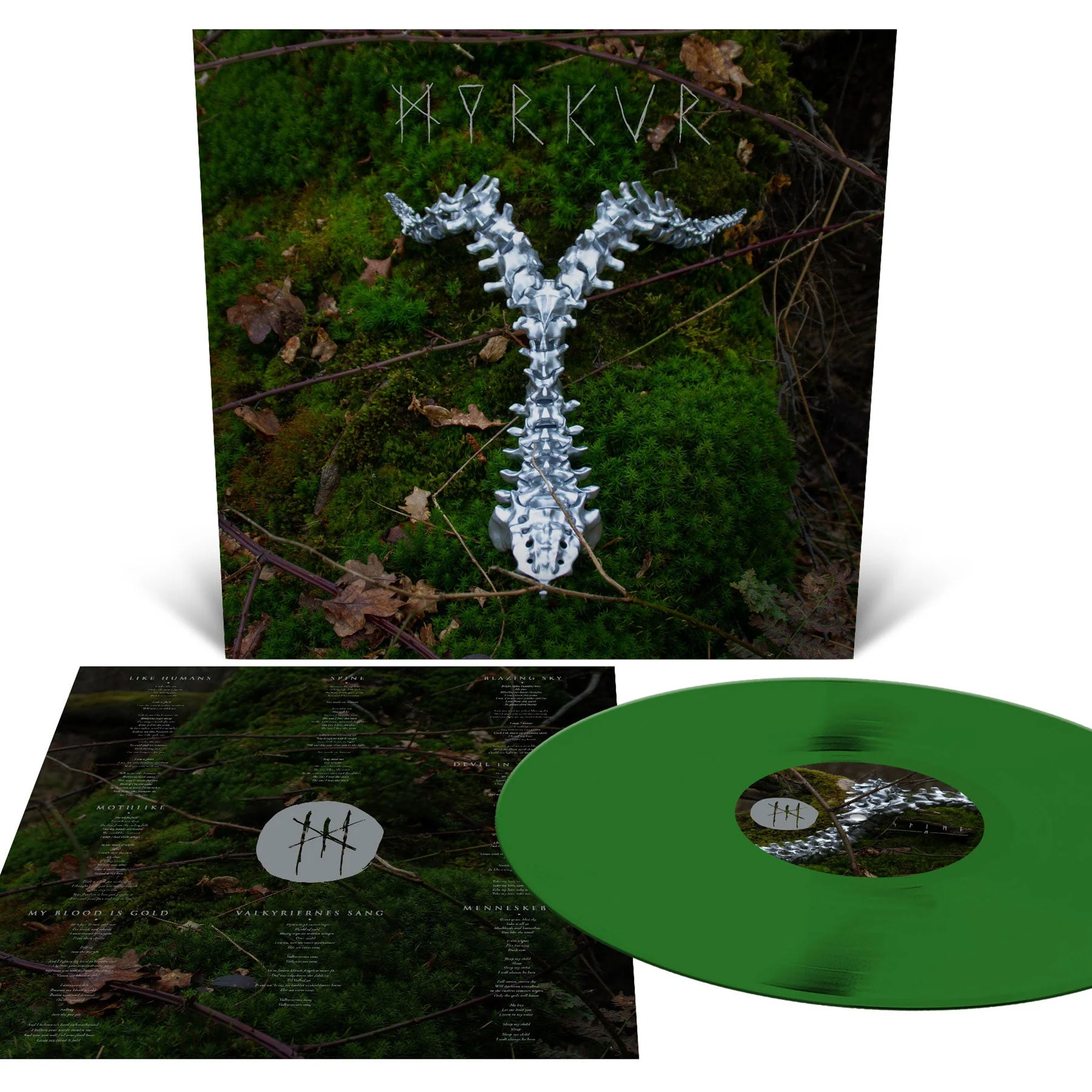 MYRKUR x REVOLVER BUNDLE – 2023 FALL ISSUE W/ 'SPINE' LP - LTD. 300 - EVERGREEN - Image 3