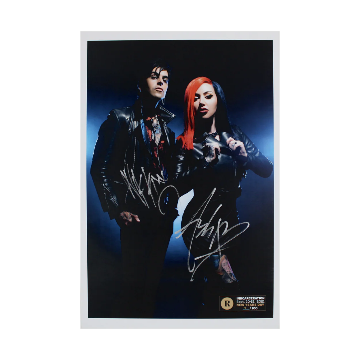 NEW YEARS DAY X REVOLVER X INKCARCERATION - SIGNED FESTIVAL POSTER