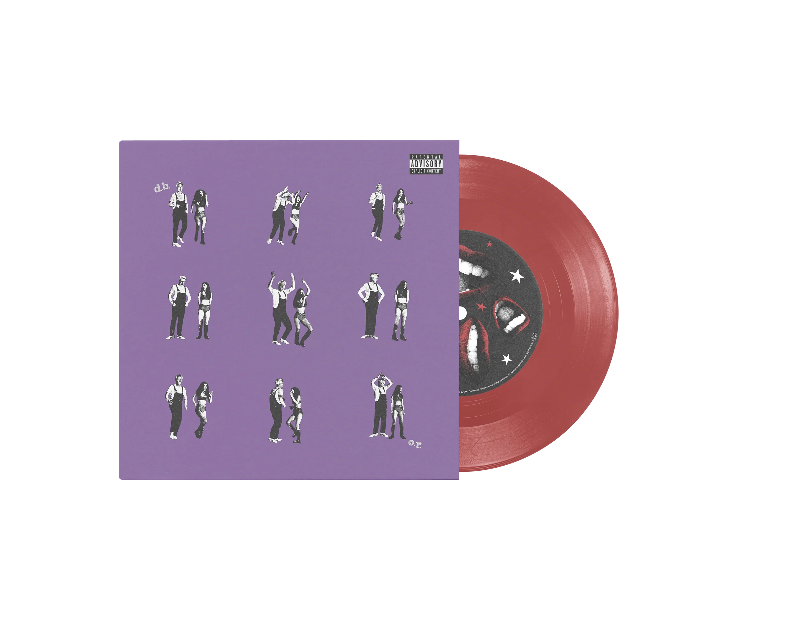 OLIVIA RODRIGO 'DRIVERS LICENSE / BURNING DOWN THE HOUSE ' 7" SINGLE - TRANSLUCENT RED