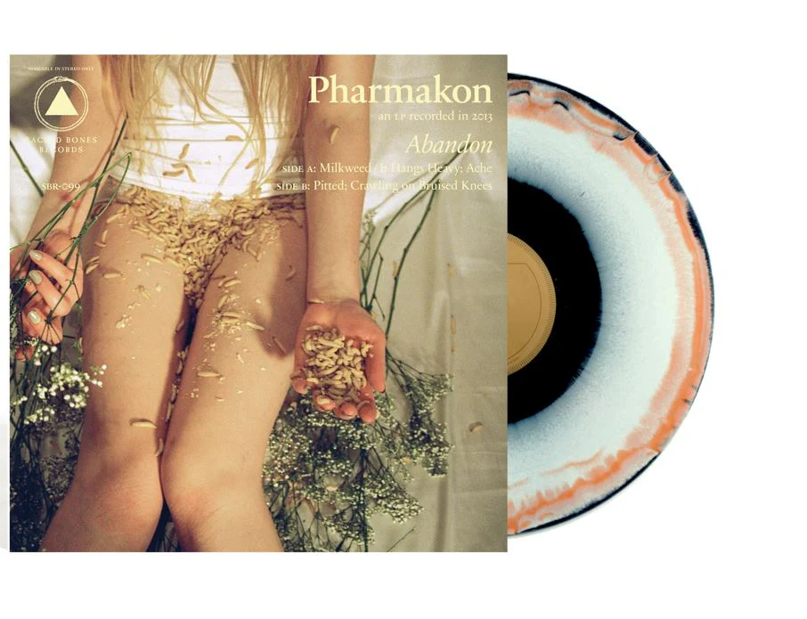 PHARMAKON 'ABANDON (SB 15 YEAR EDITION)' LP - BLACK/WHITE/ORANGE/STARBURST