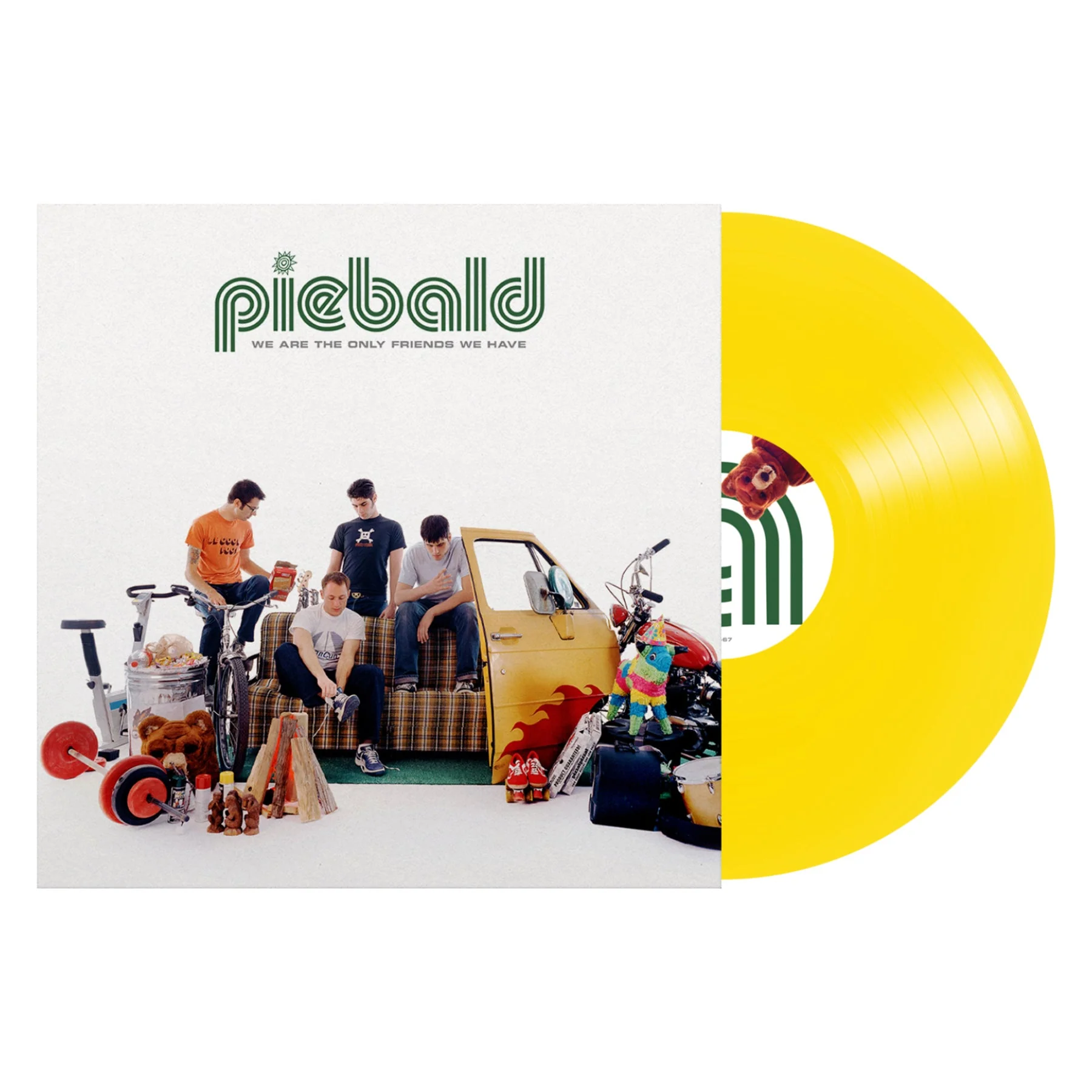 PIEBALD 'WE ARE THE ONLY FRIENDS WE HAVE' LP - YELLOW