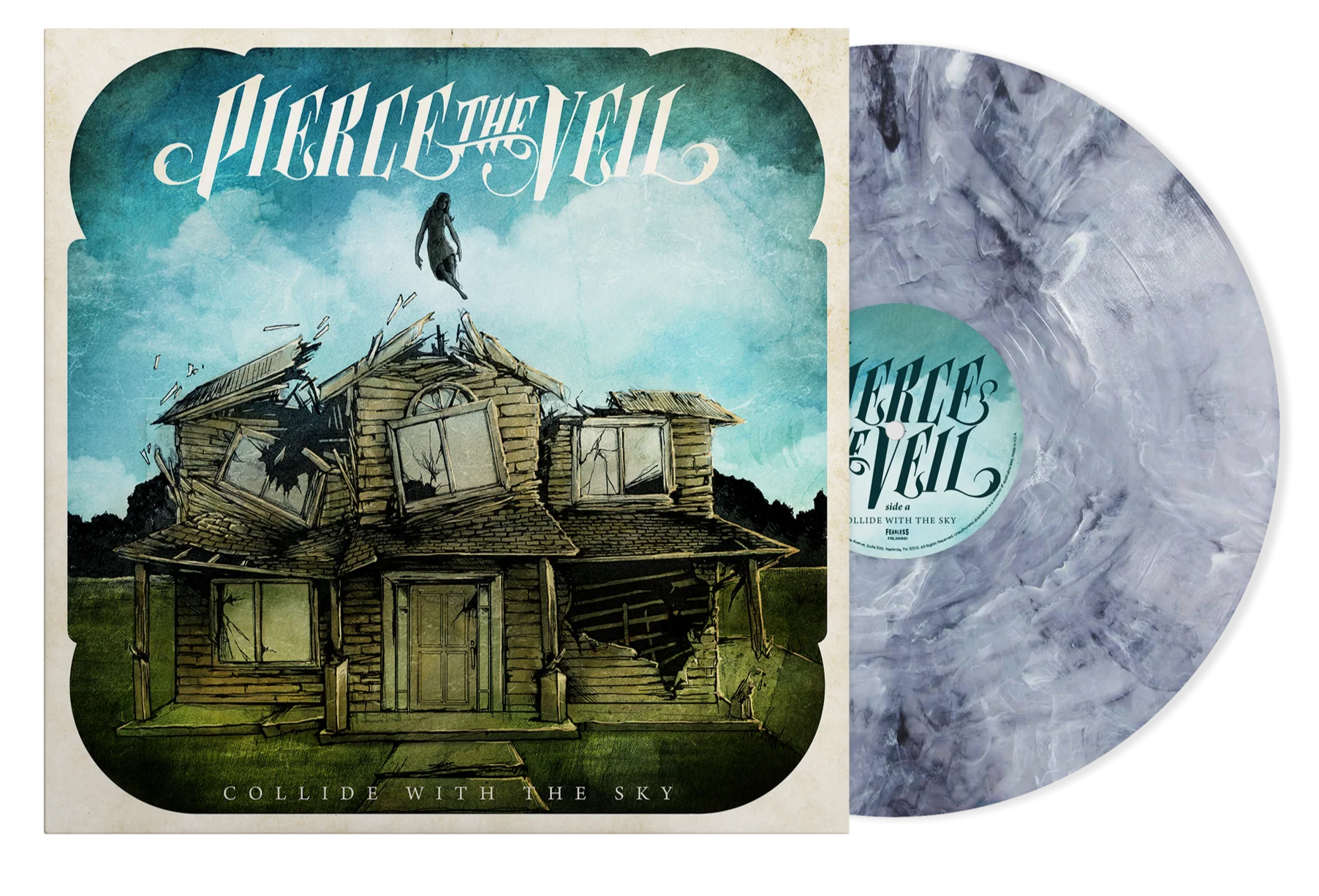 PIERCE THE VEIL'COLLIDE WITH THE SKY' LP - EXCLUSIVE - LTD. 500 - BLEACH