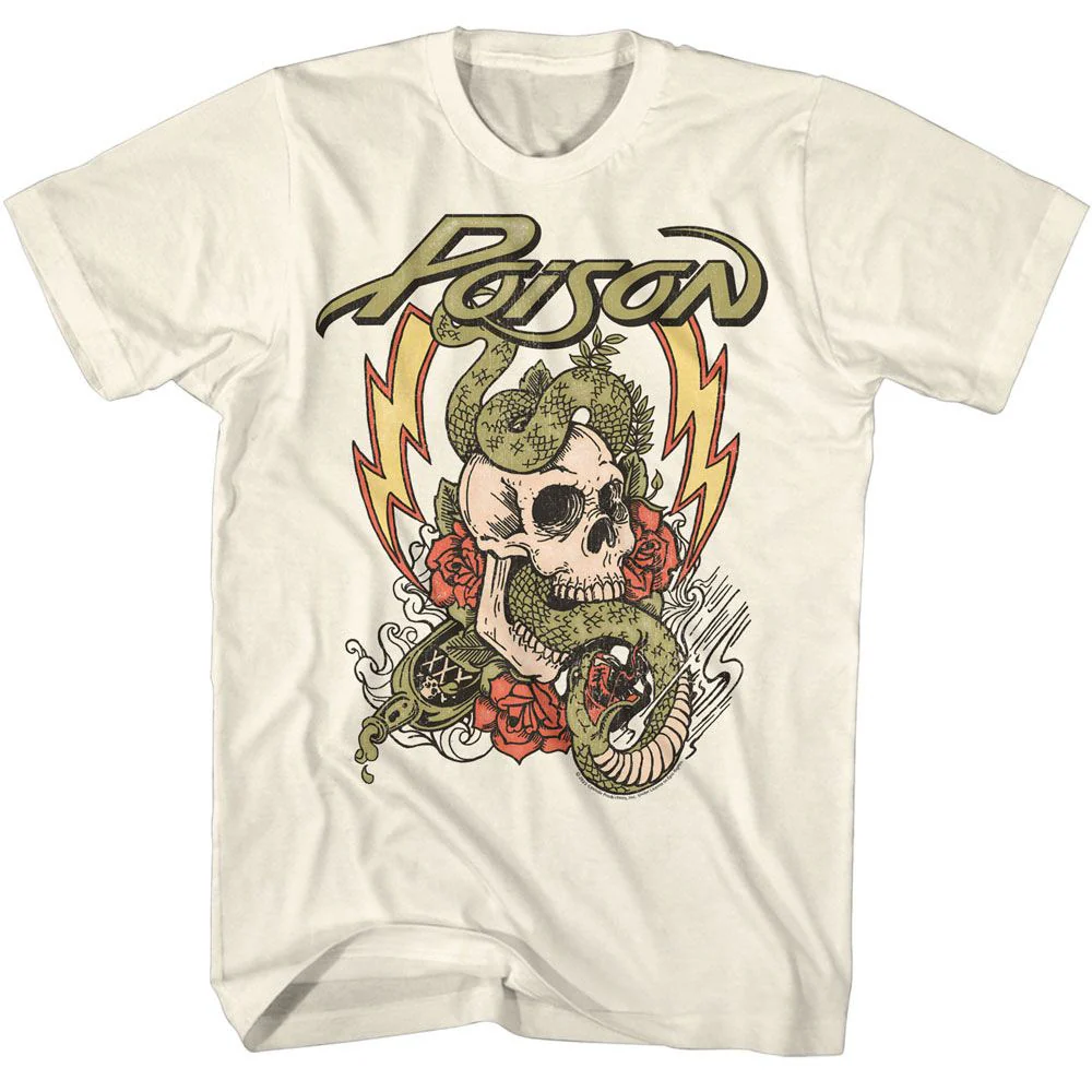 POISON - FADE COLOR SKULL SHIRT