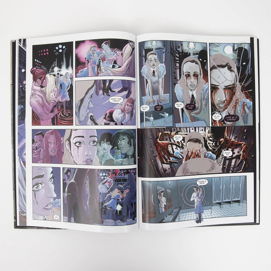 POPPY: INFERNO HARDCOVER GRAPHIC NOVEL BLUE VERSION - Image 2