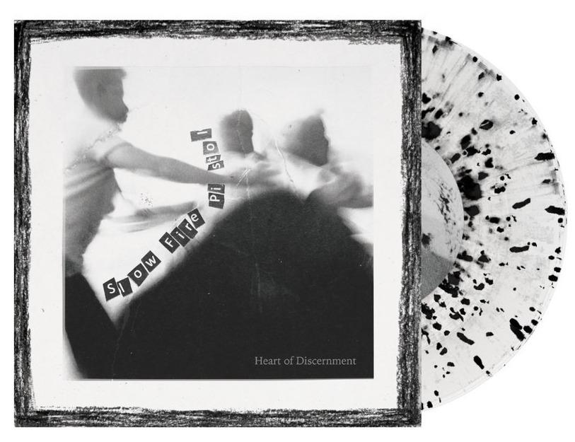 PORTRAYAL OF GUILT / SLOW FIRE PISTOL 'THE END OF MAN WILL BRING PEACE TO THIS EARTH' 7" - CLEAR/BLACK/SPLATTER - Image 2