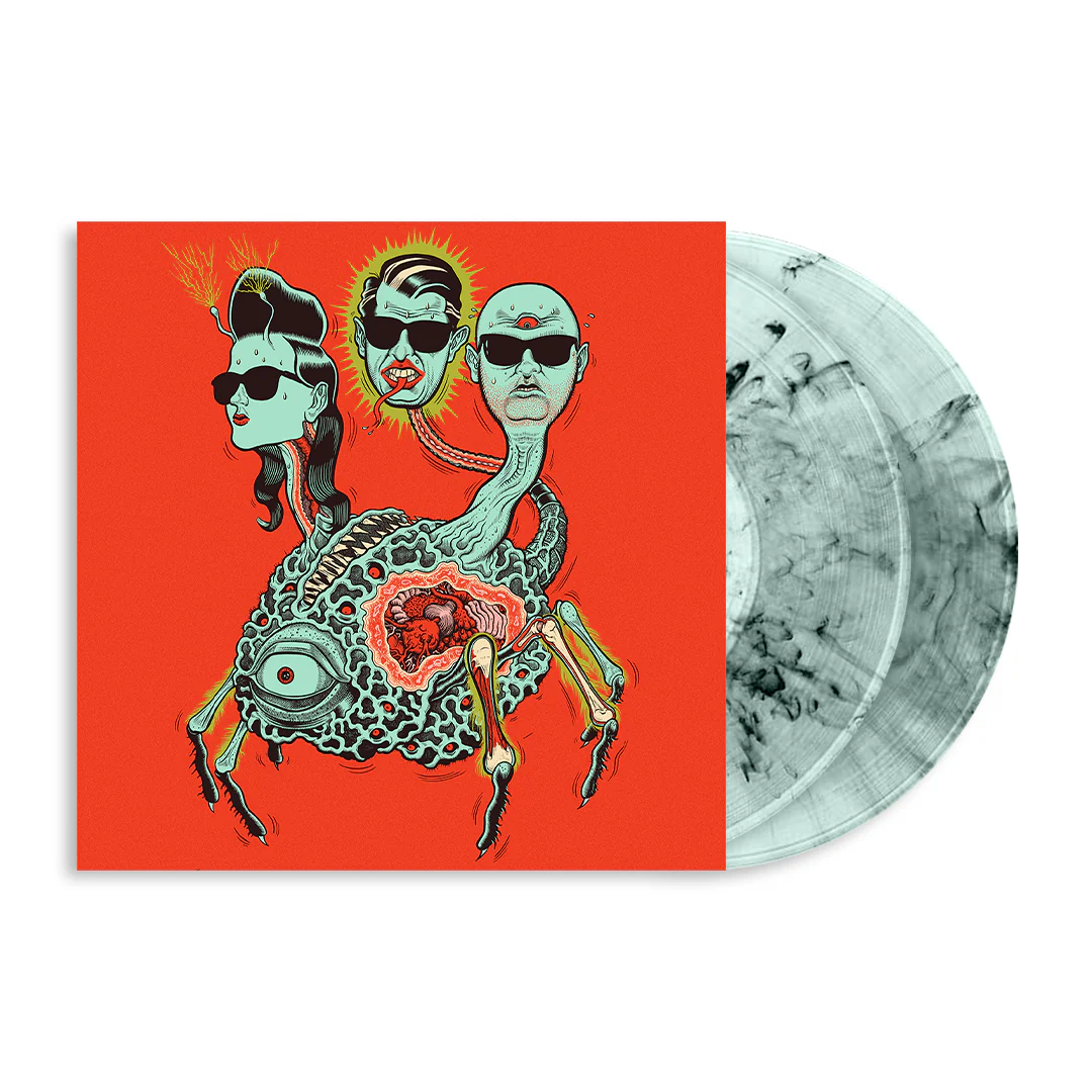 PUSCIFER x Revolver Special Collector's Edition Magazine w/ 'Global Probing, Live from Prescott' 2LP - COKE BOTTLE CLEAR/BLACK/SMOKE - Image 2