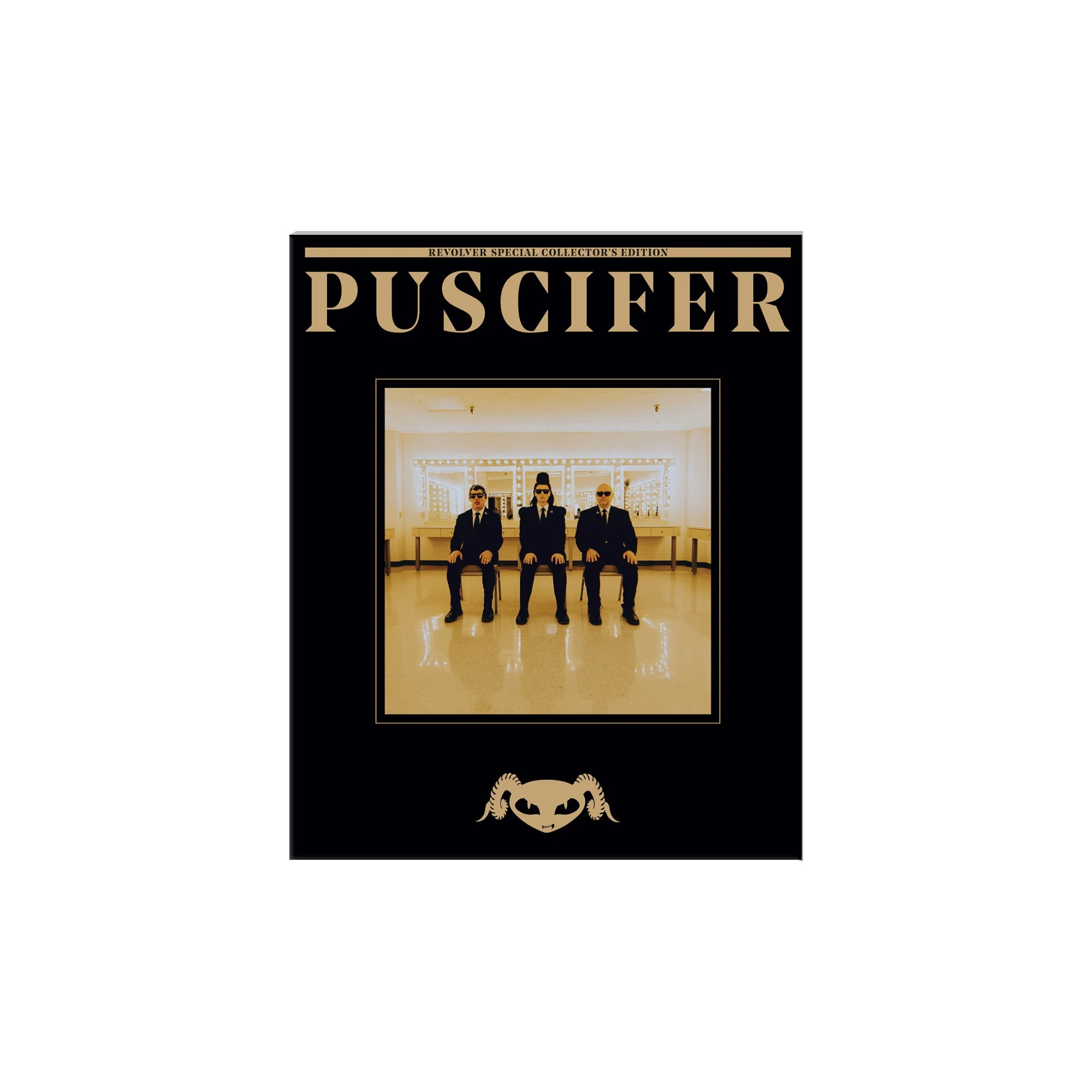 PUSCIFER x Revolver Special Collector's Edition Magazine w/ 'Global Probing, Live from Prescott' 2LP - COKE BOTTLE CLEAR/BLACK/SMOKE - Image 5