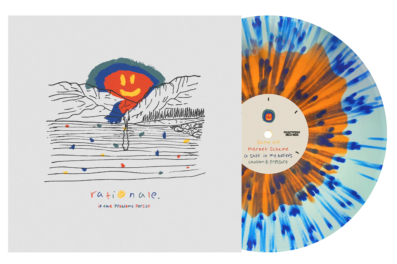 RATIONALE. 'IF THE PROBLEMS PERSIST' LP - EXCLUSIVE - LTD. 100 - ORANGE/BLUE/DARK BLUE/SPLATTER