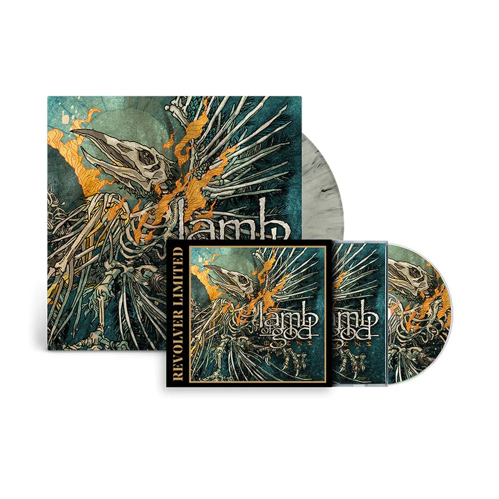 REVOLVER x LAMB OF GOD "OMENS BUNDLE" ALT COVER + SLIPCASE W/ EXCLUSIVE OMENS' CD + LP & T-SHIRT – ONLY 50 AVAILABLE - Image 5