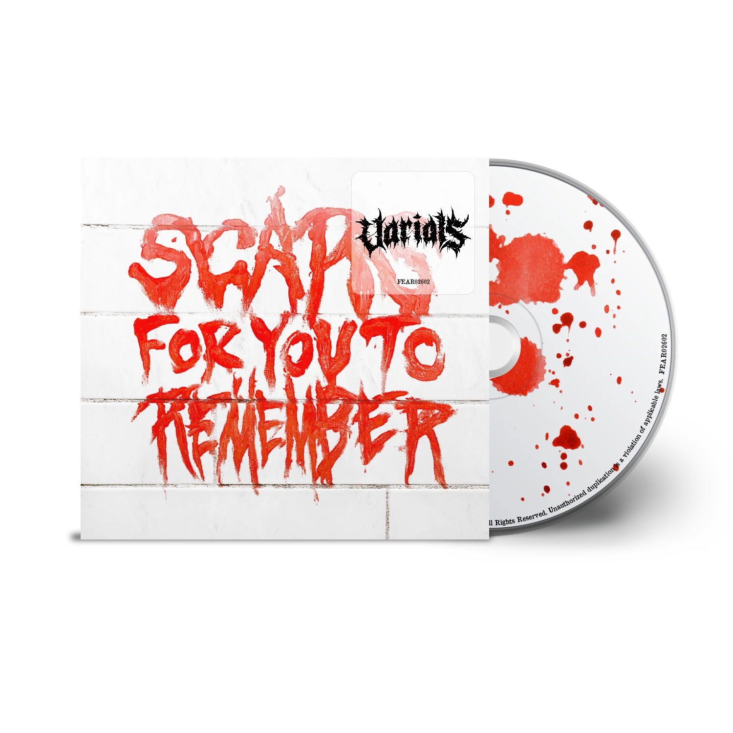VARIALS 'SCARS FOR YOU TO REMEMBER' CD