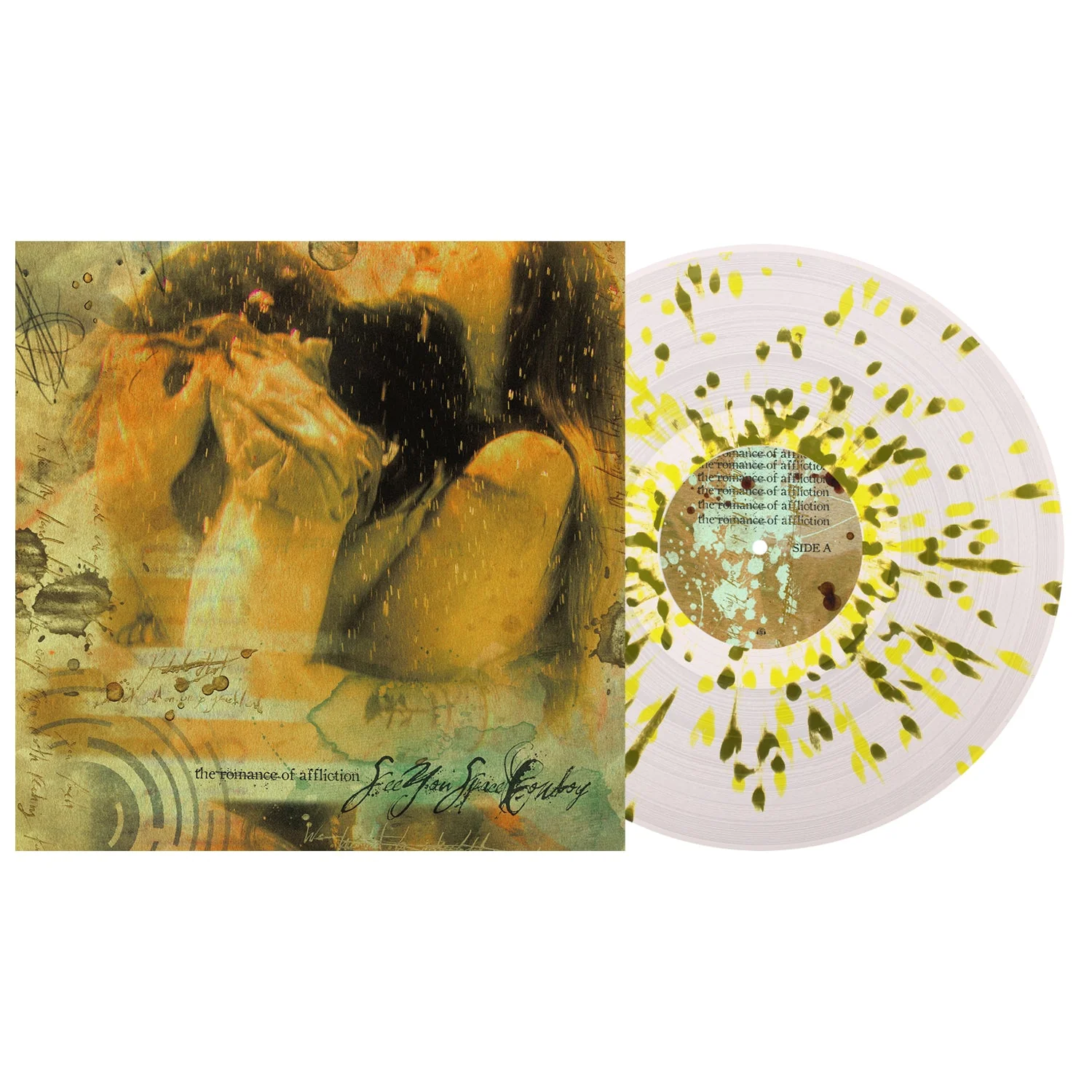 SEEYOUSPACECOWBOY ‘THE ROMANCE OF AFFLICTION’ LP - EXCLUSIVE - LTD. 300 - CLEAR/SWAMPGREEN/YELLOW/SPLATTER