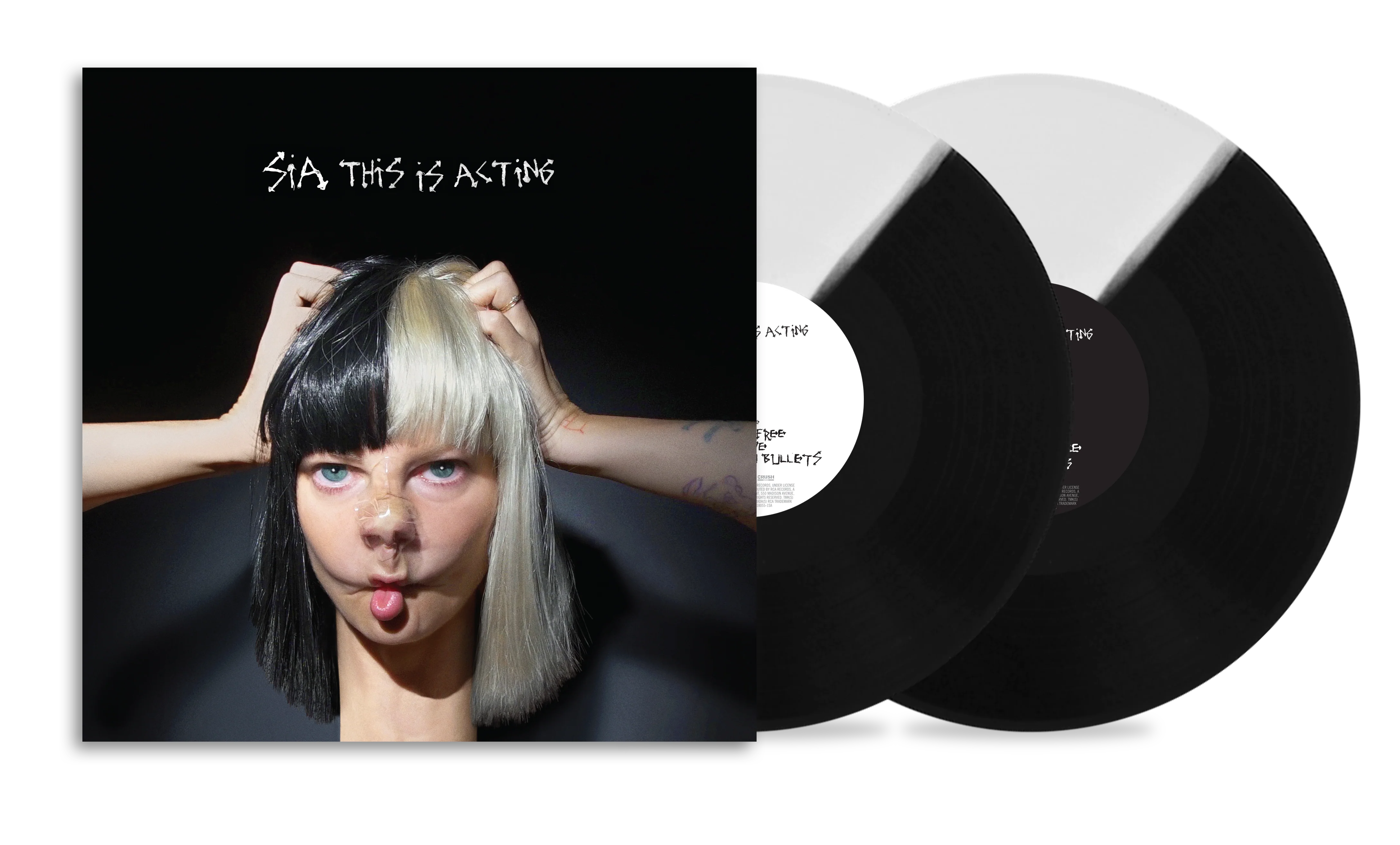 SIA 'THIS IS ACTING' 2LP (Black / White Split Vinyl)