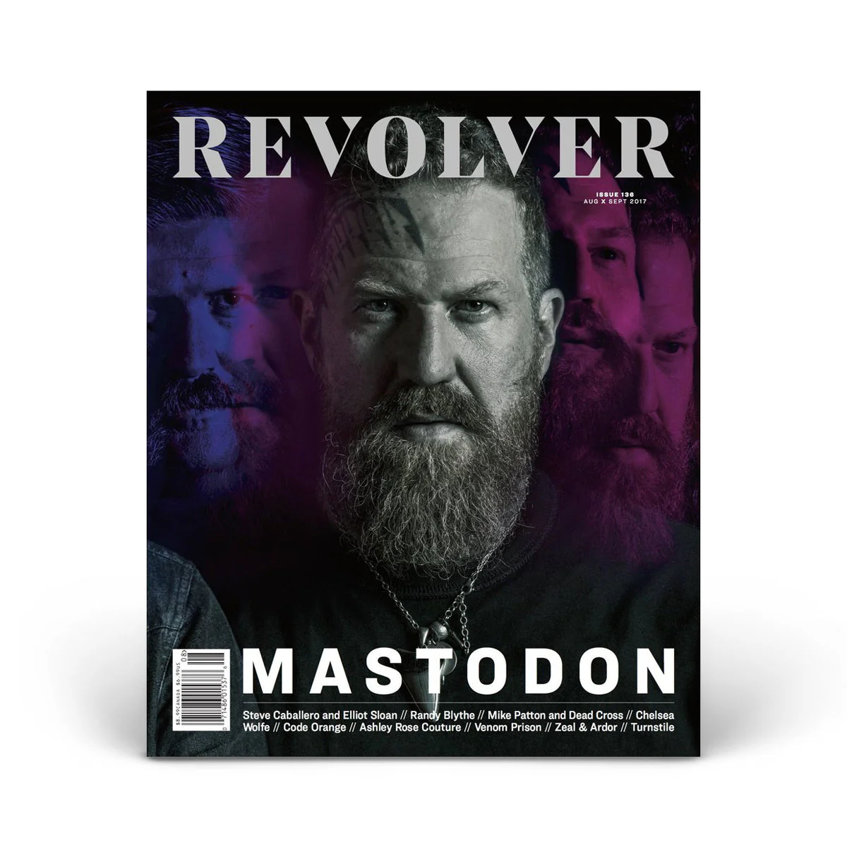 REVOLVER AUG/SEPT 2017 ISSUE SILVER COLLECTOR’S EDITION FEATURING MASTODON ONLY 200 MADE - Image 6