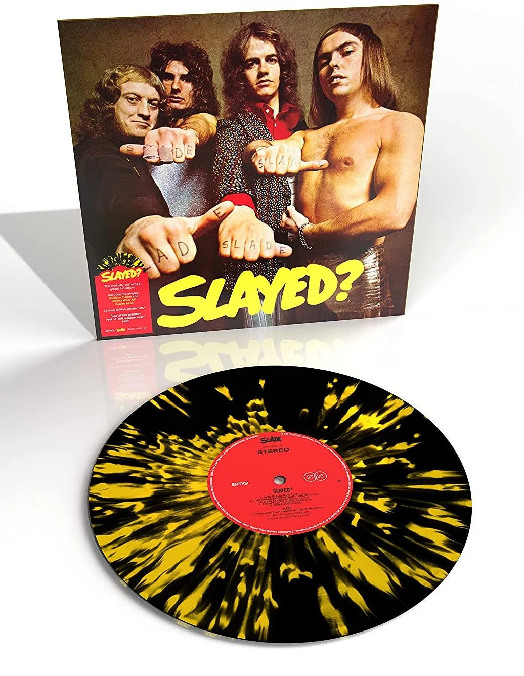 SLADE 'SLAYED?' LP - YELLOW/BLACK/SPLATTER