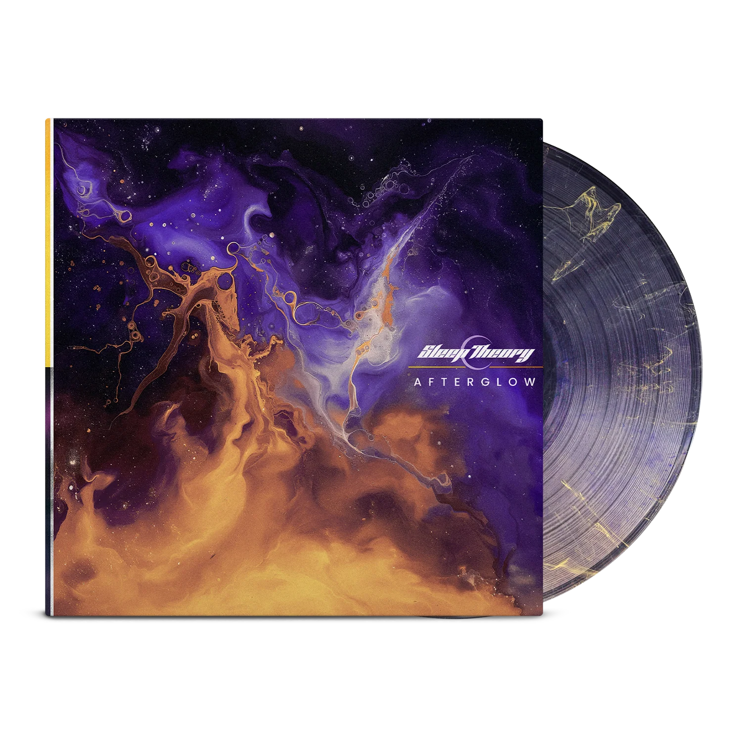 SLEEP THEORY'AFTERGLOW' LP - EXCLUSIVE - LTD. 300 - CLEAR/YELLOW/PURPLE - Image 2