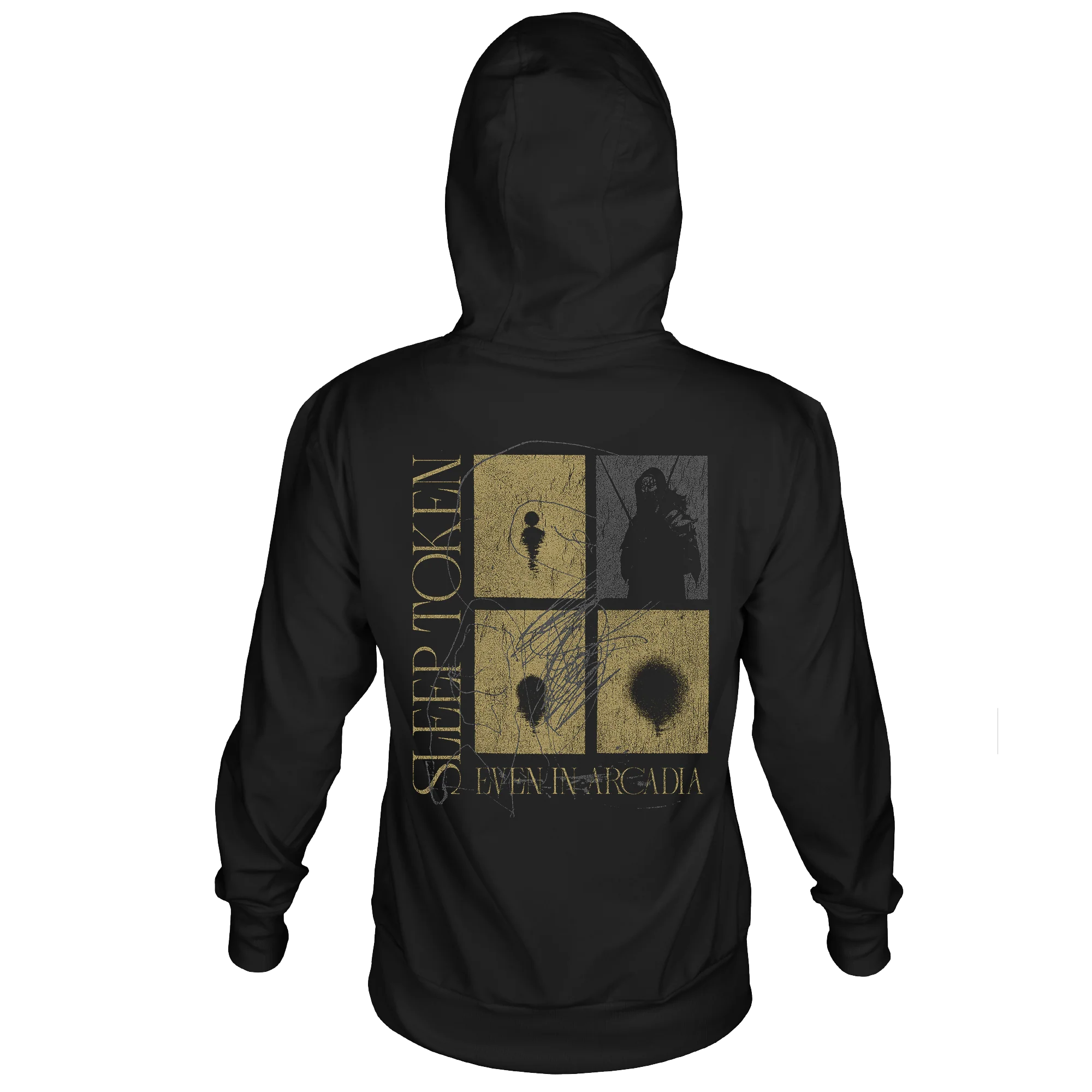 SLEEP TOKEN EVEN IN ARCADIA BLACK FRT/BACK HOODIE - Image 2