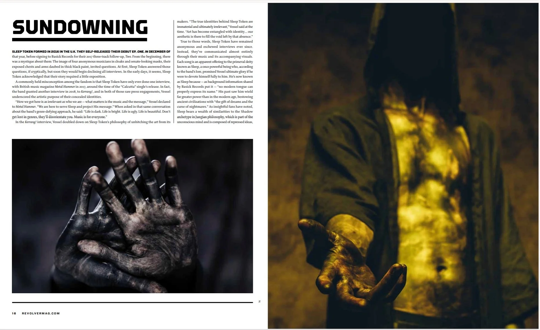 SLEEP TOKEN x REVOLVER SPECIAL COLLECTOR'S EDITION DELUXE MAGAZINE ALTERNATE COVER - Image 2