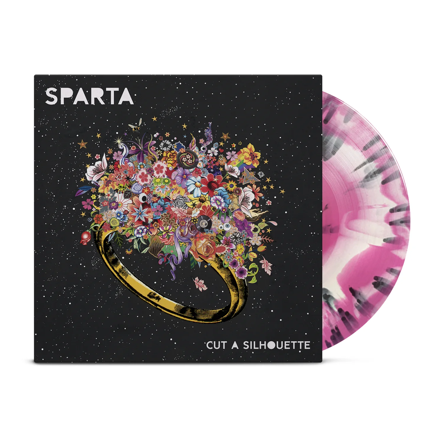 SPARTA 'CUT A SILHOUETTE' LP - EXCLUSIVE - LTD. 200 - WHITE/LILAC STARBURST/BLACK SPLATTER