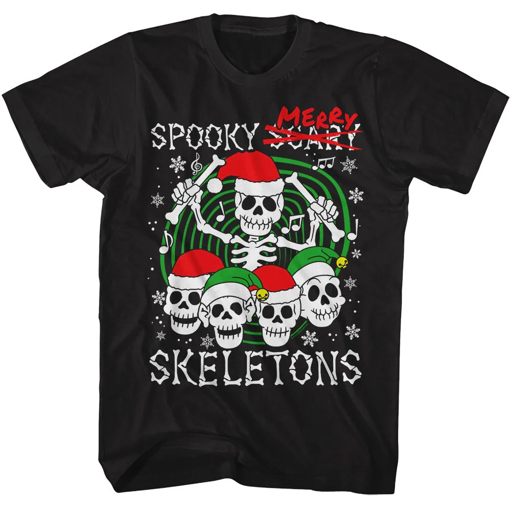 SPOOKY SCARY SKELETONS - SPOOKY SCARY MERRY SKELETONS SHIRT