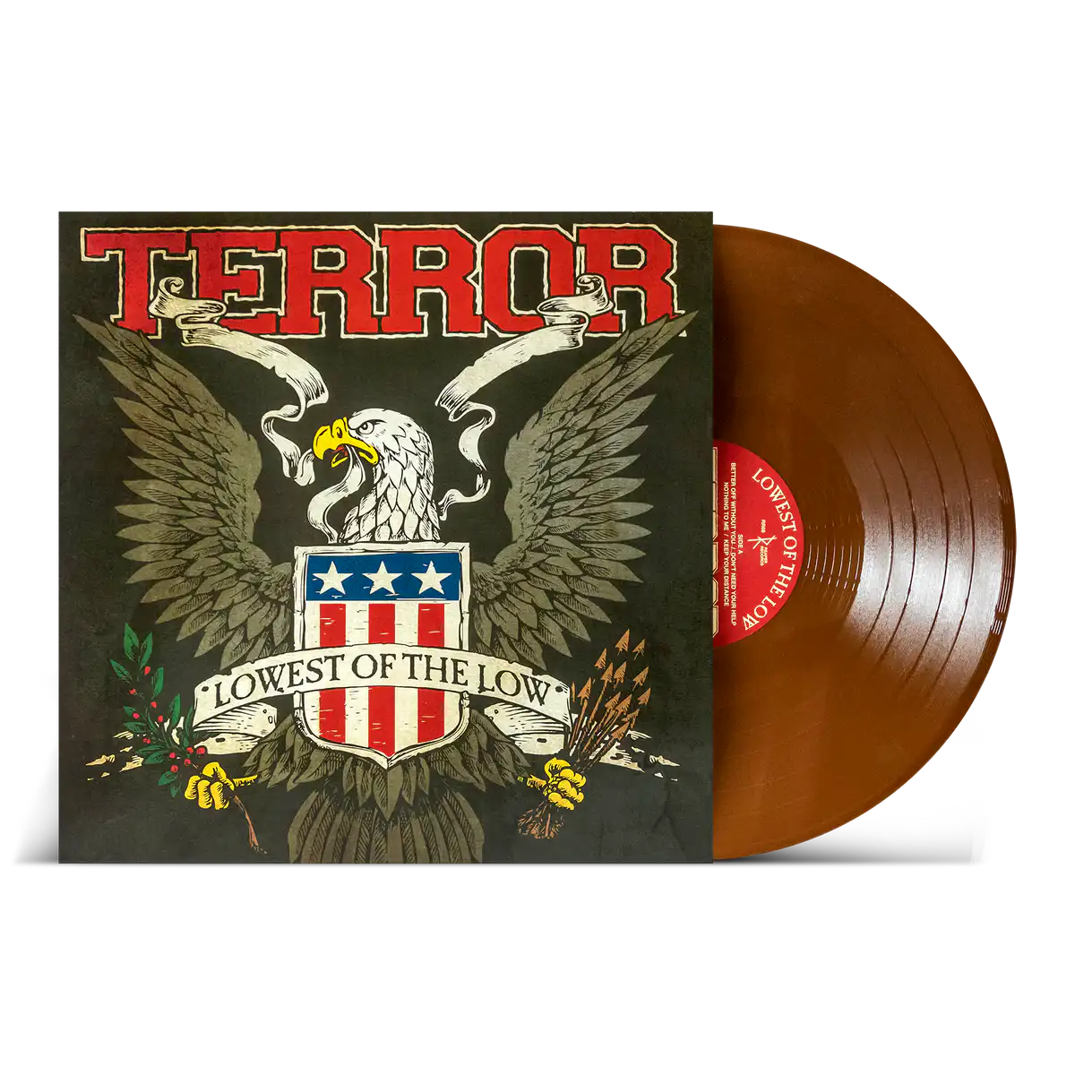 TERROR 'LOWEST OF THE LOW' LP - BRONZE - Image 2