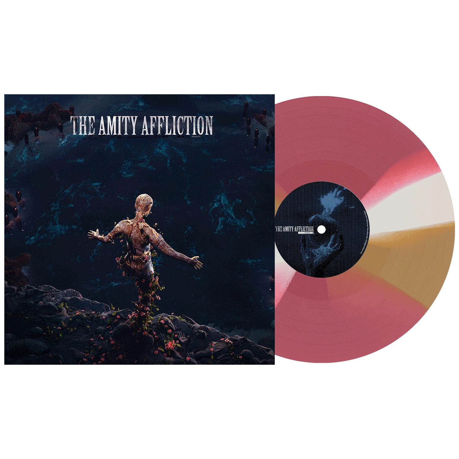 THE AMITY AFFLICTION'LET THE OCEAN TAKE ME' 10TH ANNIVERSARY LP - EXCLUSIVE - LTD. 400 - BONE/BROWN/OXBLOOD/TWIST