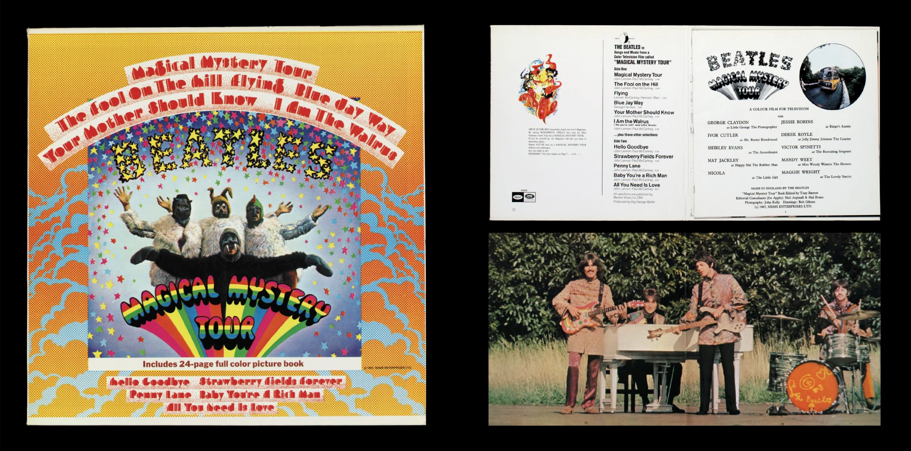 THE BEATLES MAGICAL MYSTERY TOUR AND YELLOW SUBMARINE BOOK - Image 5