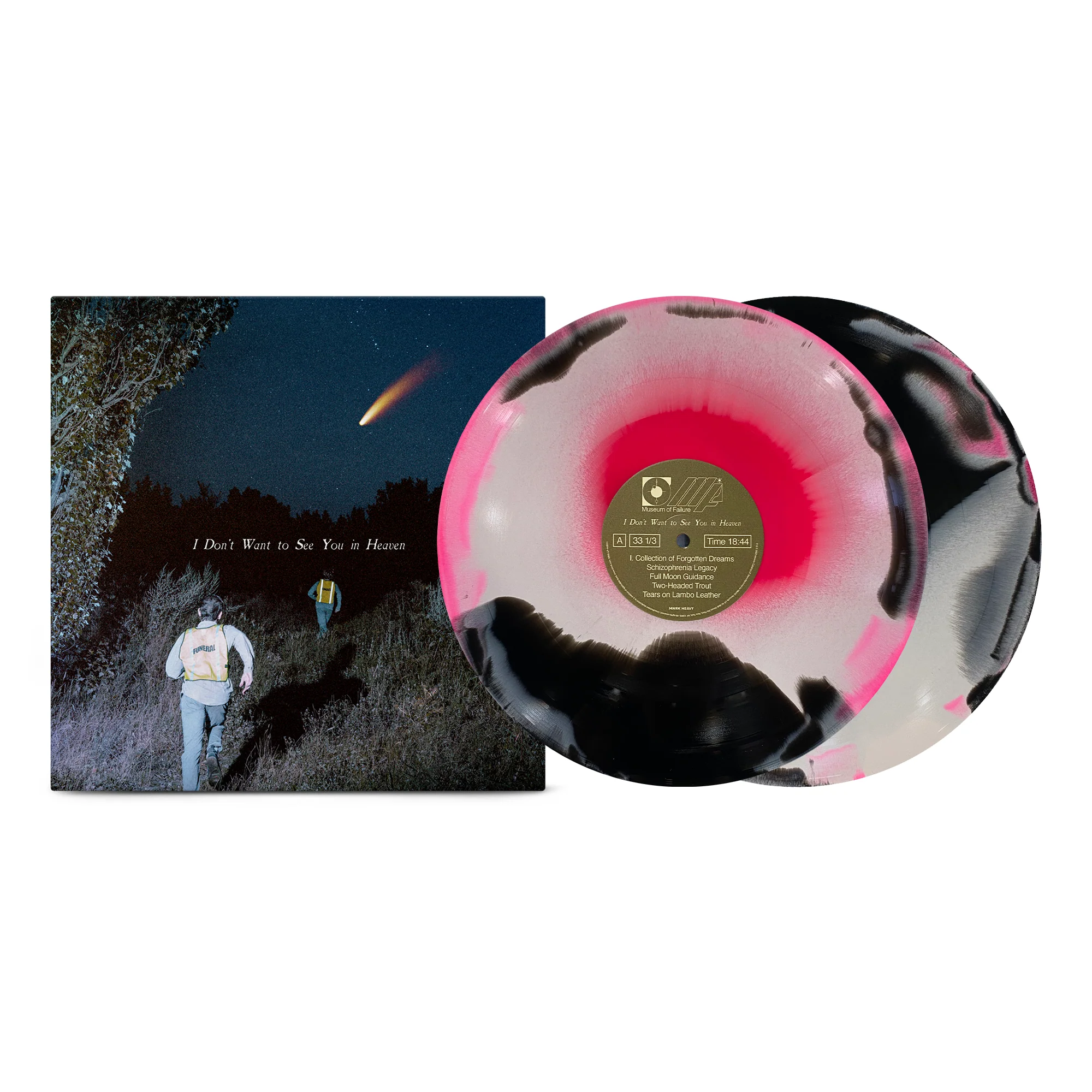 THE CALLOUS DAOBOYS'I DON'T WANT TO SEE YOU IN HEAVEN' 2LP - EXCLUSIVE - LTD. 250 - NEON CORAL/BLACK/WHITE