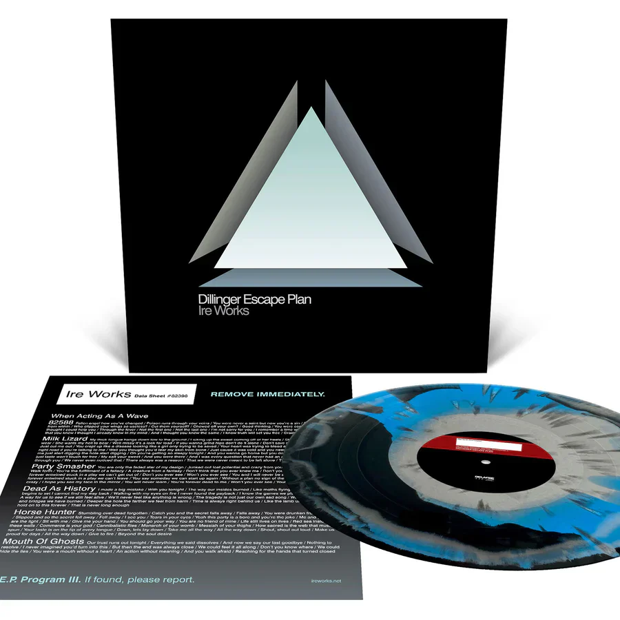 THE DILLINGER ESCAPE PLAN'IRE WORKS' LP - COLOR