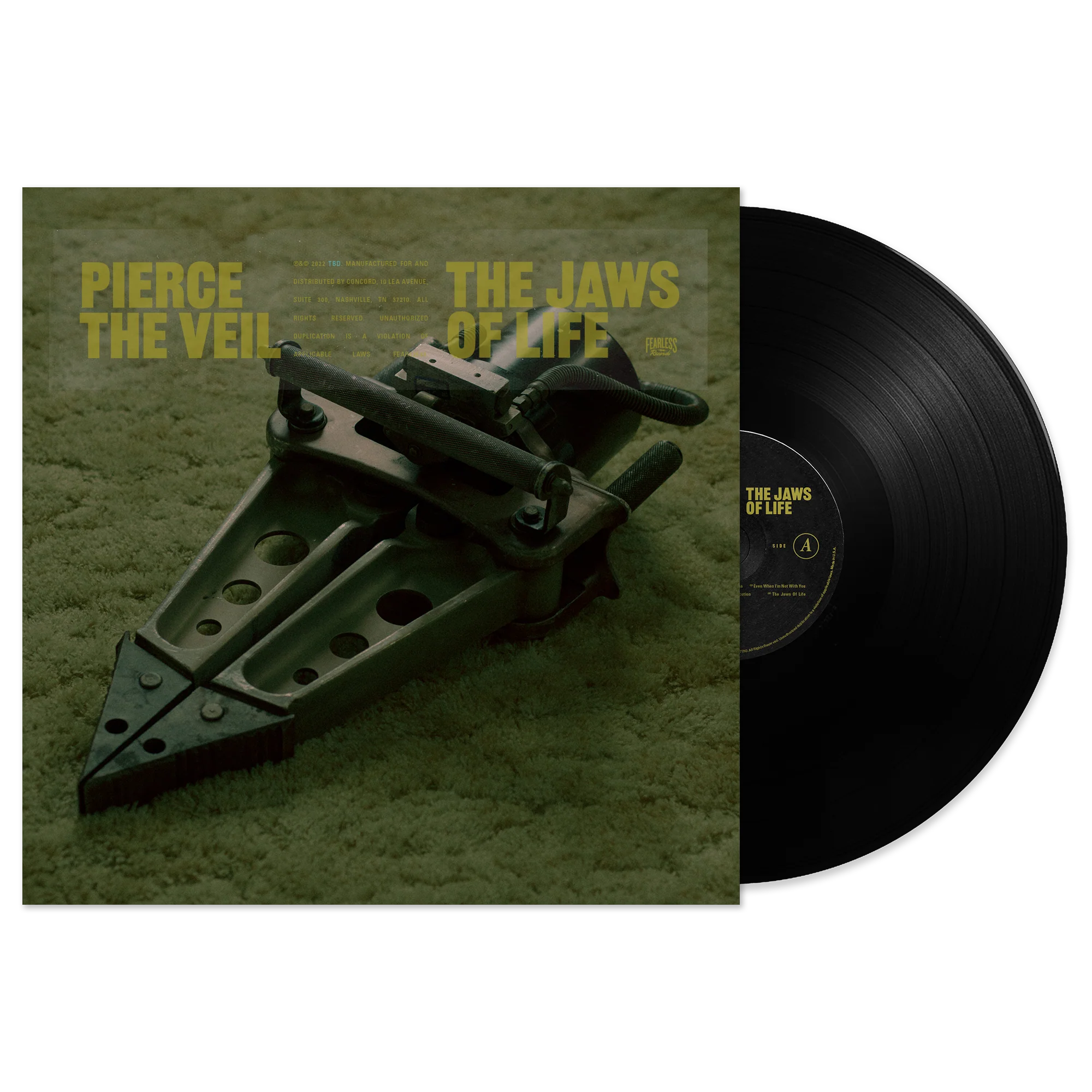 PIERCE THE VEIL 'THE JAWS OF LIFE' LP - BLACK